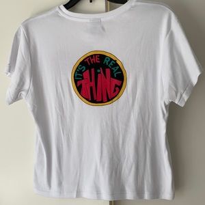 Réalisation “real thing” baby tee